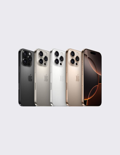 iPhone 16 Pro Family showing all colour